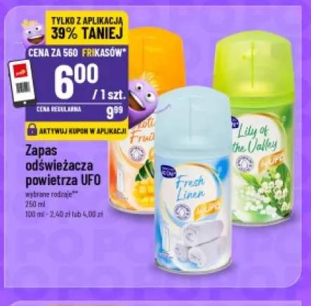 Zapas odświeżacza powietrza UFO