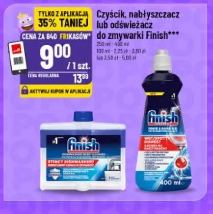 Czyścik, nabłyszczacz lub odświeżacz do zmywarki Finish