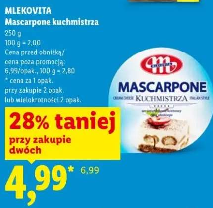 Mascarpone kuchmistrza Mlekovita