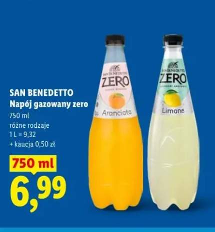Napój gazowany zero San Benedetto