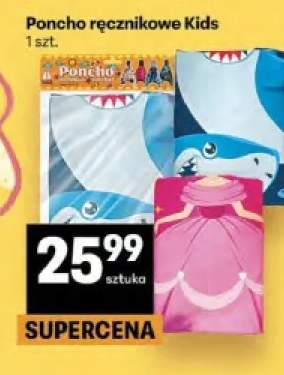 Poncho ręcznikowe Kids