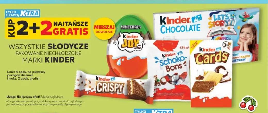 Wafelki Kinder Cards