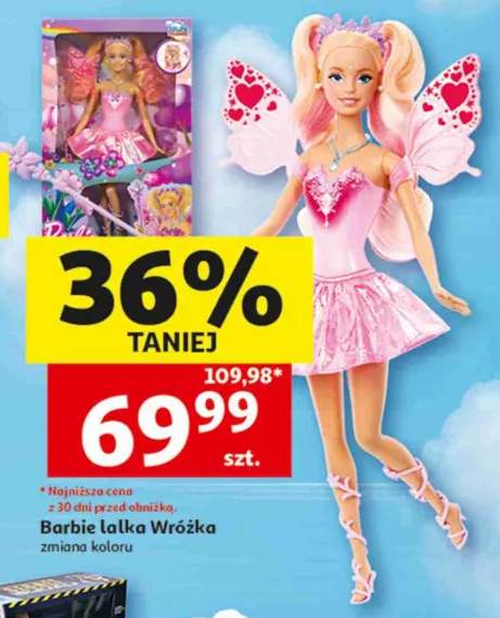 Lalka Barbie Wróżka zmiana koloru