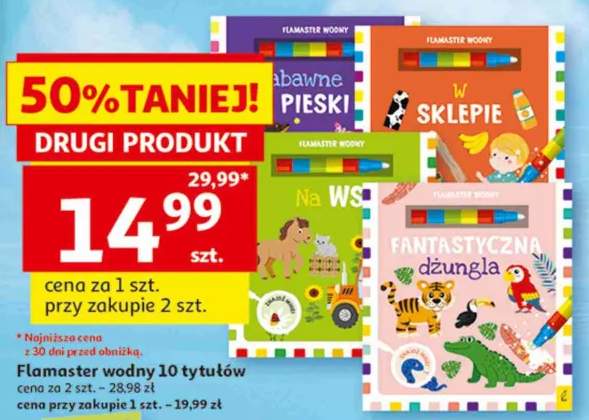 Flamaster wodny 10 tytułów