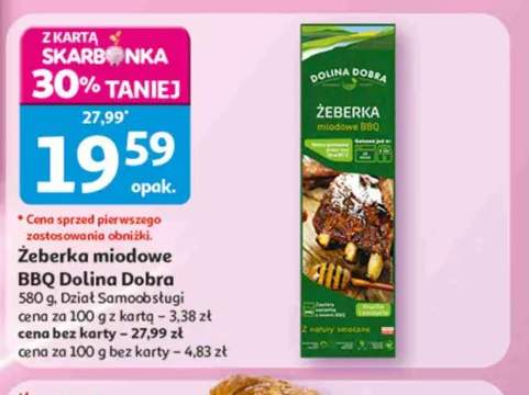 Żeberka miodowe BBQ Dolina Dobra