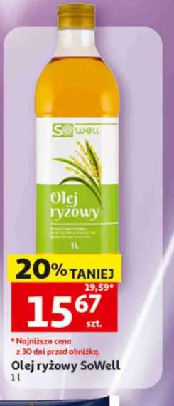 Olej ryżowy SoWell