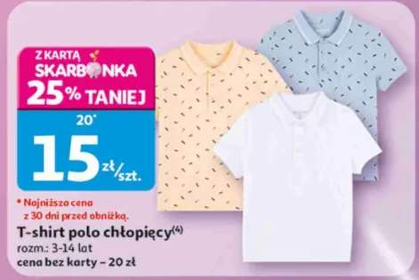 T-shirt polo chłopięcy