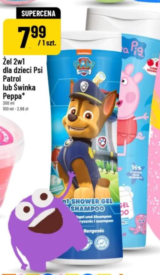 Żel 2w1 dla dzieci Świnka Peppa