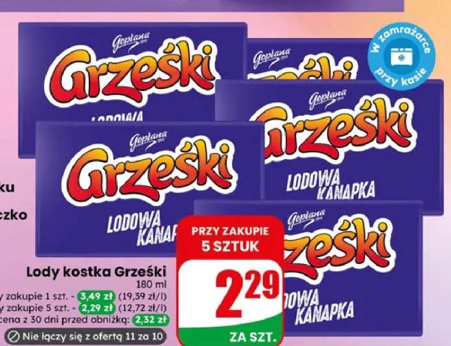 Lody kostka Grześki