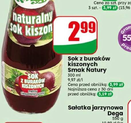 Sok z buraków kiszonych Smak Natury