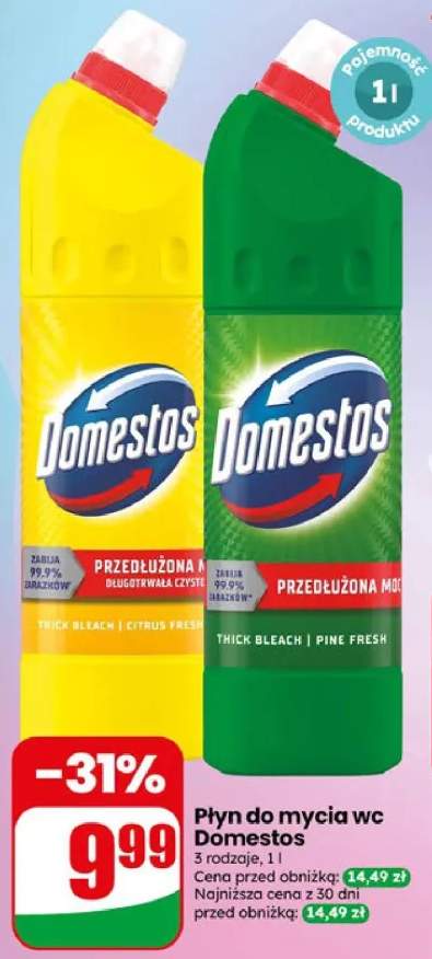 Płyn do mycia wc Domestos Citrus Fresh