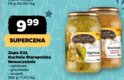 Zupa XXL Kuchnia Staropolska Nowocześnie ogórkowa