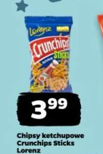 Chipsy ketchupowe Crunchips Sticks Lorenz