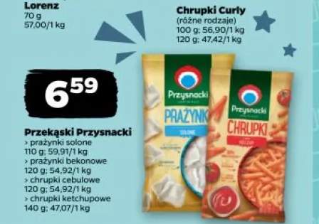Przekąski Przysnacki chrupki ketchupowe