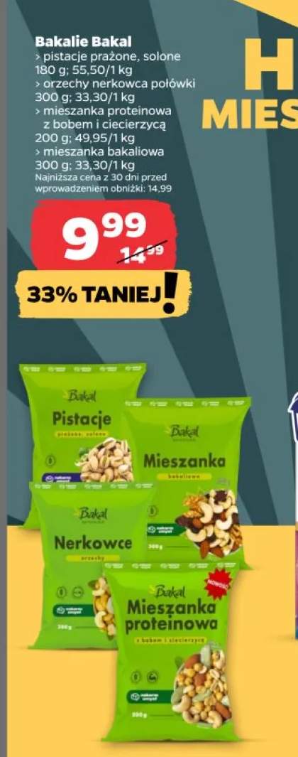 Pistacje prażone solone Bakal