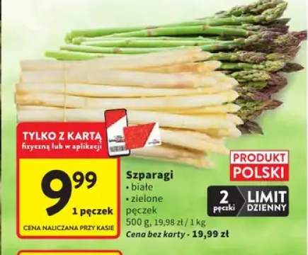 Szparagi zielone polskie