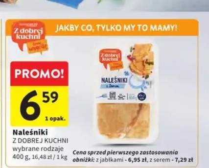 Naleśniki Z DOBREJ KUCHNI z jabłkami