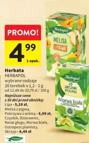 Herbata HERBAPOL Ostropest plamisty