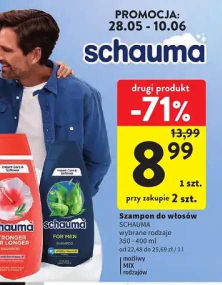 Szampon do włosów Schauma For Men 350-400ml