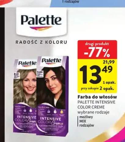 Farba do włosów Palette Intensive Color Creme 8-21
