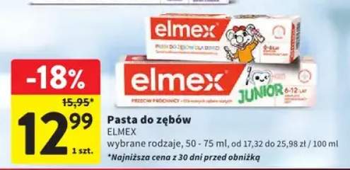 Pasta do zębów Elmex Junior 6-12 lat