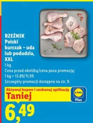 Polski kurczak uda lub podudzia XXL Rzeźnik