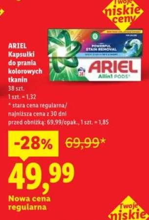 Kapsułki do prania kolorowych tkanin ARIEL