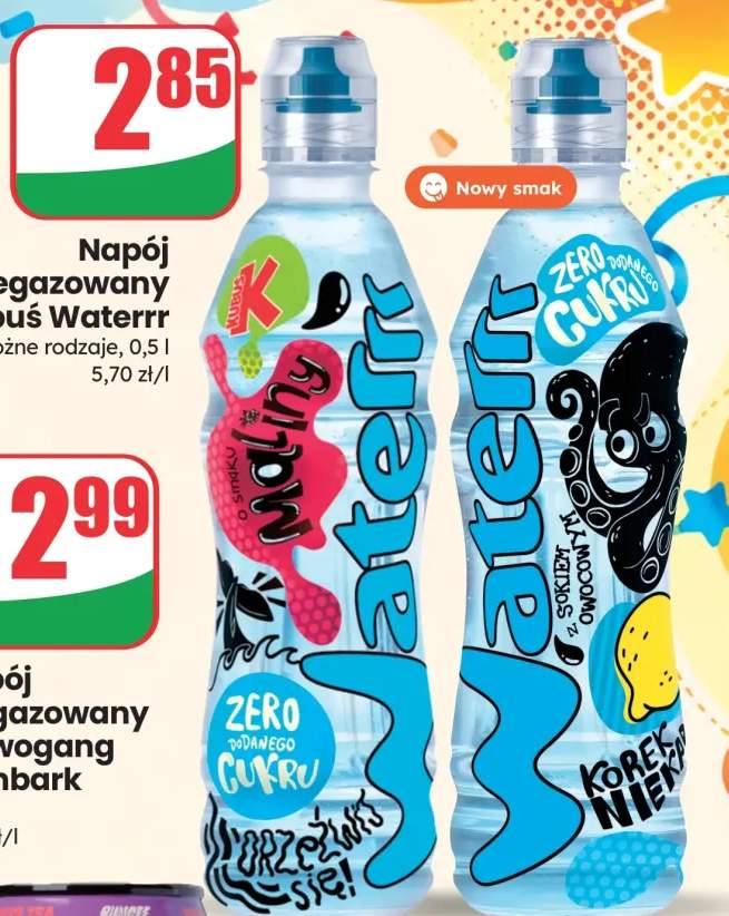 Napój niegazowany Kubuś Waterrr o smaku maliny