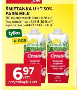 Śmietanka UHT 30% Farm Milk