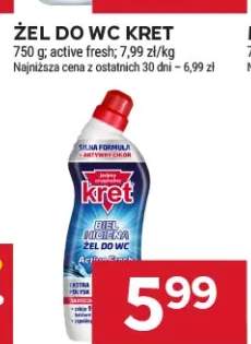 Żel do WC Kret active fresh