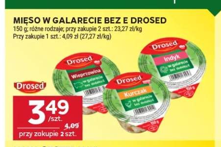 Mięso w galarecie bez E indyk Drosed