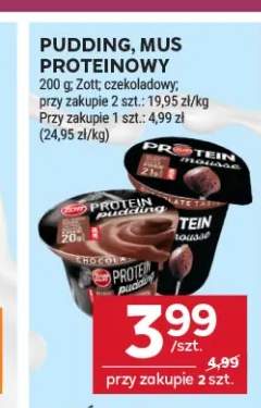 Mus proteinowy czekoladowy Zott