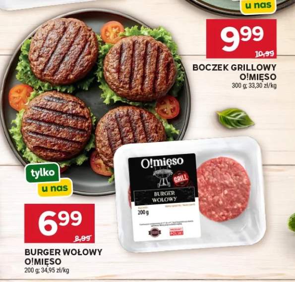 Burger wołowy O!Mięso