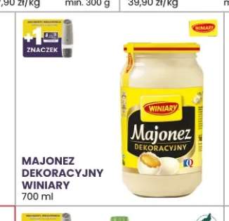 Majonez dekoracyjny Winiary