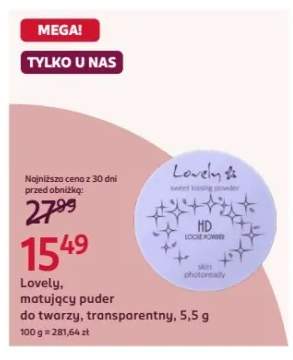 Matujący puder do twarzy transparentny Lovely