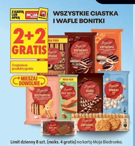 Rurki z kremem czekoladowym Bonitki