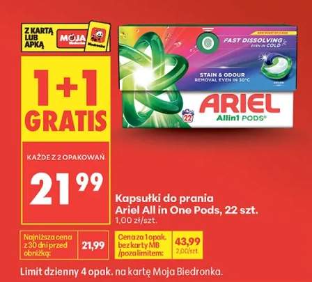 Kapsułki do prania Ariel All in One Pods