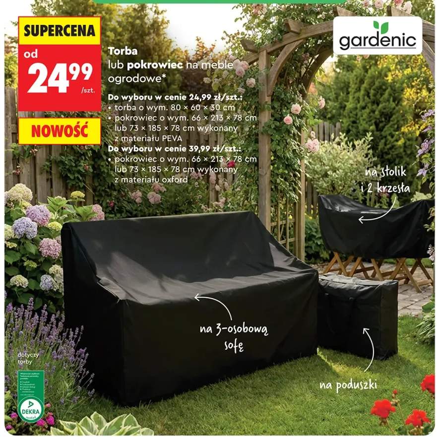 Torba na meble ogrodowe Gardenic 80x60x30cm