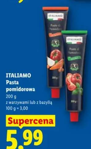 Pasta pomidorowa z warzywami ITALIAMO