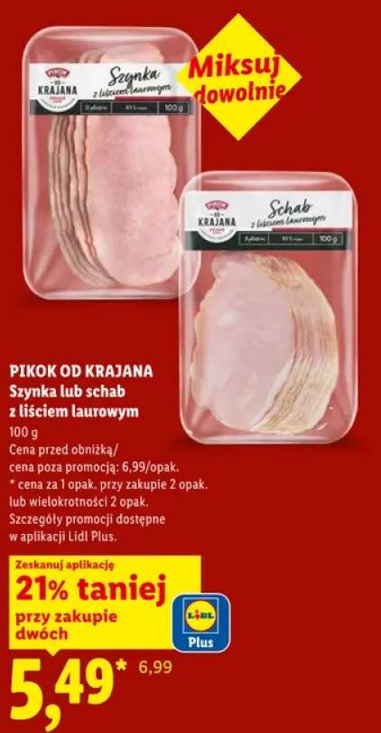Szynka lub schab z liściem laurowym Pikok Od Krajana