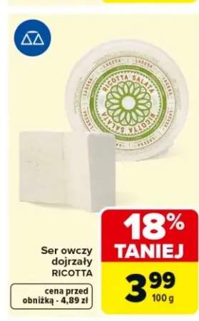 Ser owczy dojrzały RICOTTA