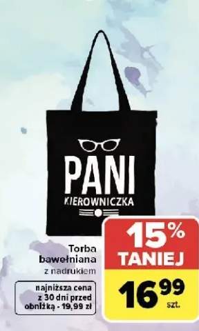 Torba bawełniana z nadrukiem