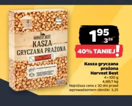 Kasza gryczana prażona Harvest Best 4-pak 100g