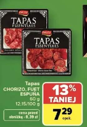 Tapas CHORIZO ESPUÑA