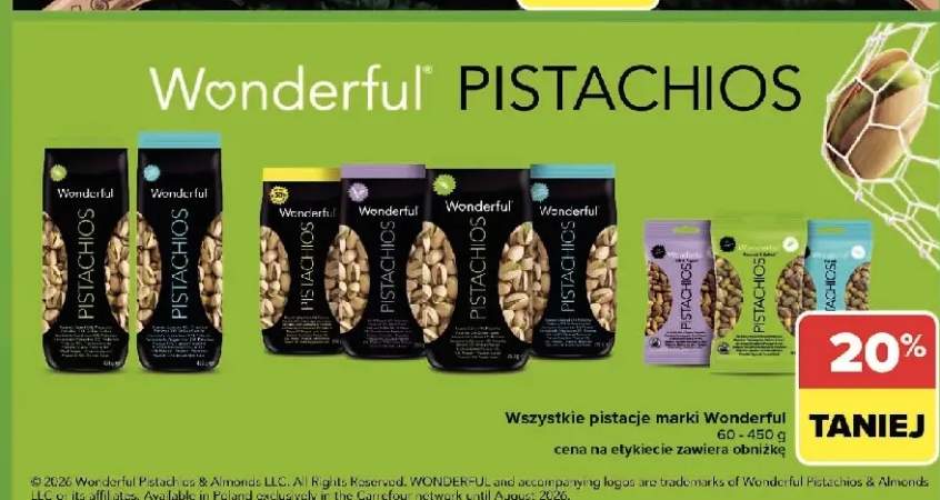 Pistacje Wonderful