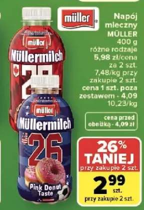 Napój mleczny Müller Müllermilch