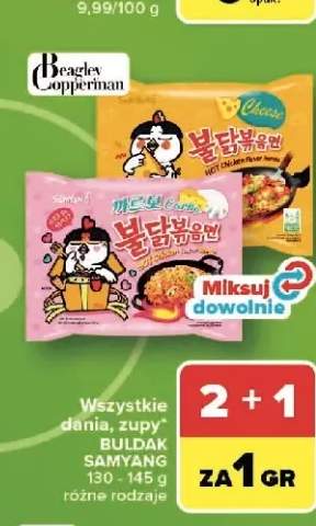 Dania, zupy Buldak Samyang