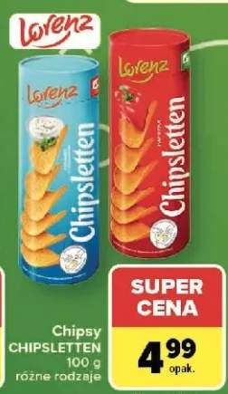 Chipsy CHIPSLETTEN Papryka