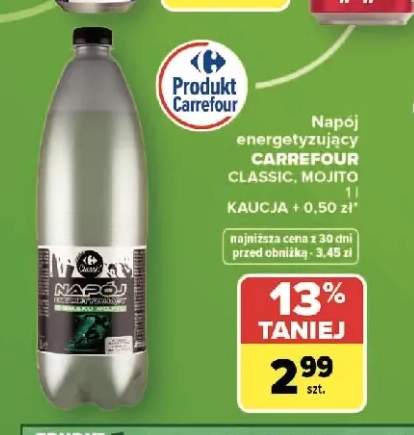 Napój energetyzujący CARREFOUR CLASSIC MOJITO