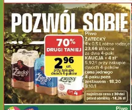 Piwo Žatecký 4-pak 0,5l